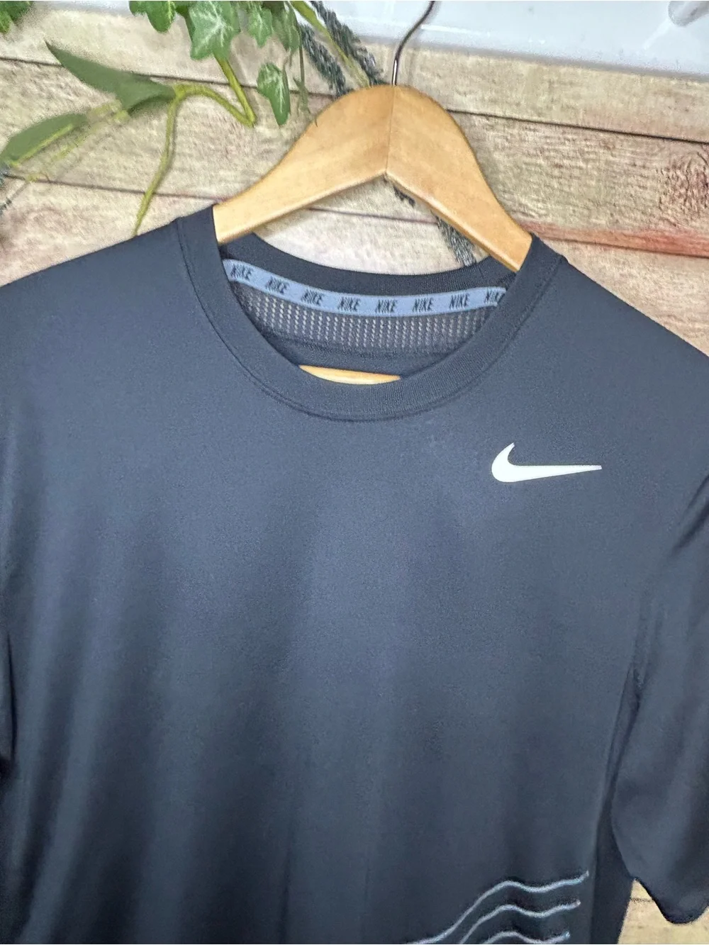 Nike Dri-Fit Black Compression Crew Shirt Men’s Size Medium